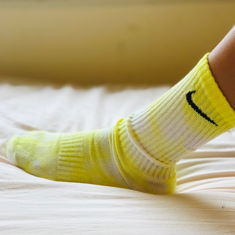 Tie dye Nike socks
